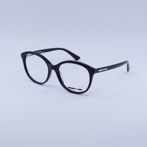 🕶️ New Alexander McQueen MQ0275O 001 Eyeglasses - Black Frame 53mm - Picture 4 of 9